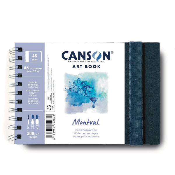 Canson Prof Book 300 Pro Montval Landscape 24SH A5
