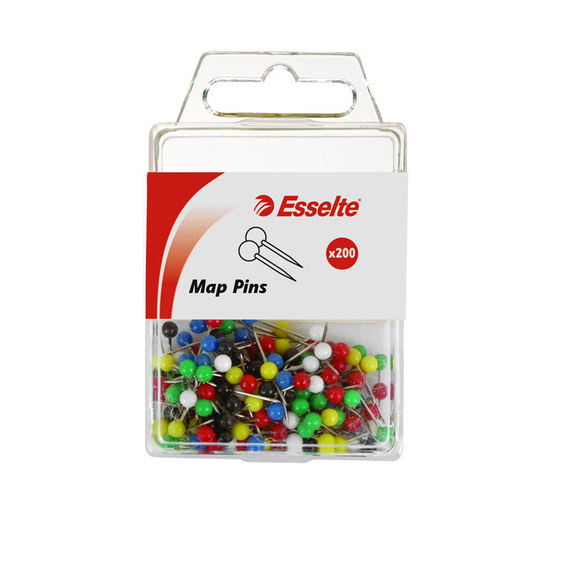 ESSELTE MAP PINS pack of 200