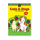 Educational Colours COLOURING BOOK Cats and Dogs