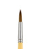 SNAP Brush 9650 Short Handle Gold Taklon Round