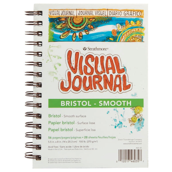 Strathmore Visual Journal Bristol Smooth 270gsm 5.5x8 inch
