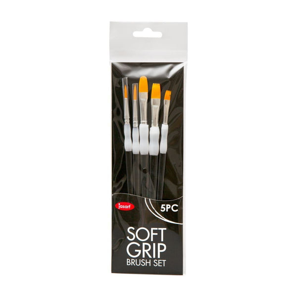 Jasart Soft Grip Brush Set 71460 Basic Set of 5