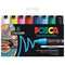 Posca 7M Bold Bullet Tip Assorted Colours Pack of 8