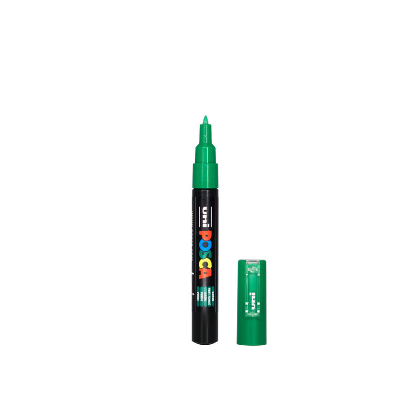 Posca Marker : Pc-1m : Extra-Fine Bullet Tip : 0.7mm : Green