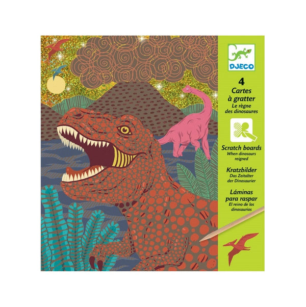Djeco Scratch Cards - Dinosaurs