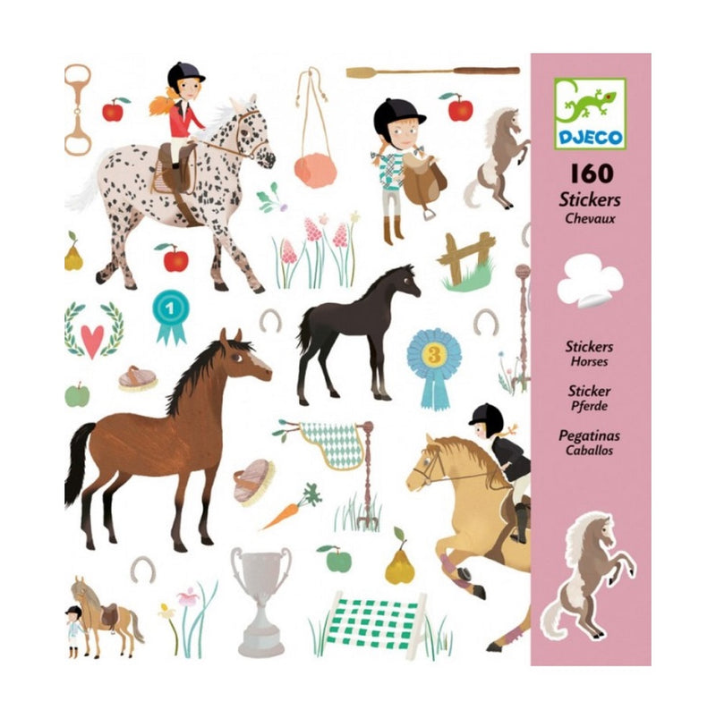 Djeco Stickers - Horses