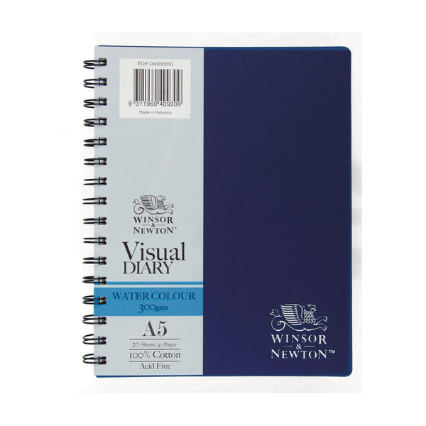 WN Double Wire WaterColour Visual Diary A5 300gsm