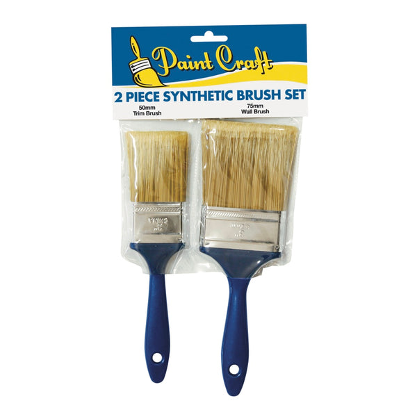 Uni-Pro Craft Synthetic Brush Set of 2