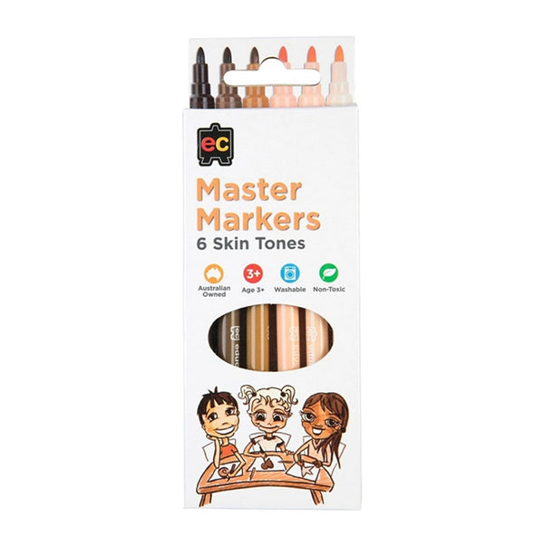EC Master Skin Tone Markers Pkt 6