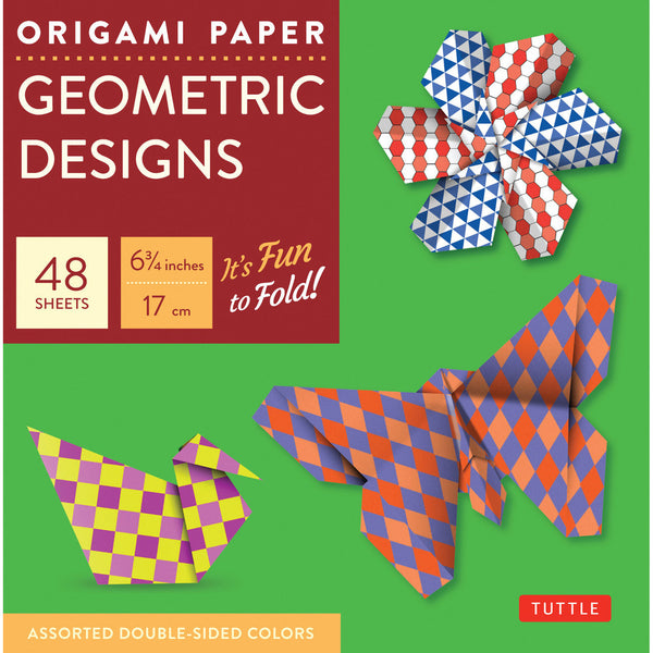 Origami Paper 17 x 17cm - Geometric Prints