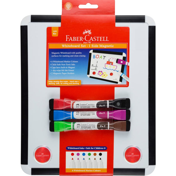 Faber-Castell Bi-Colour Magnetic Whiteboard Set