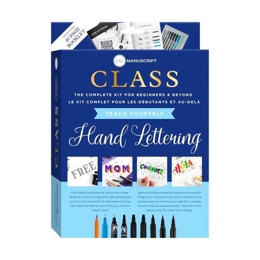 Manuscript Class Teach Yourself Hand Lettering Kit Default Title
