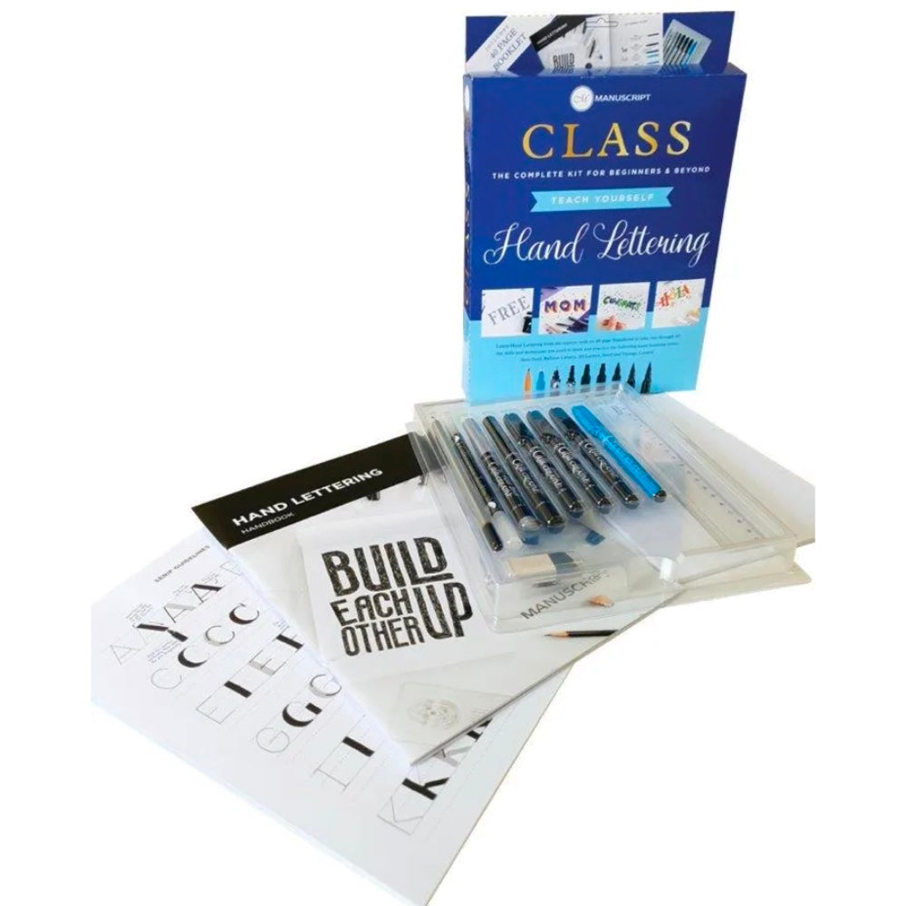 Manuscript Class Teach Yourself Hand Lettering Kit | Calligraphy ...