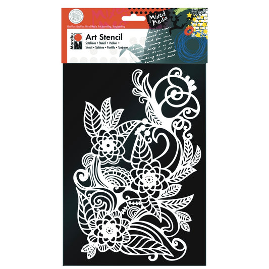 Marabu Art Stencil A4 - Zentangle Pattern Default Title