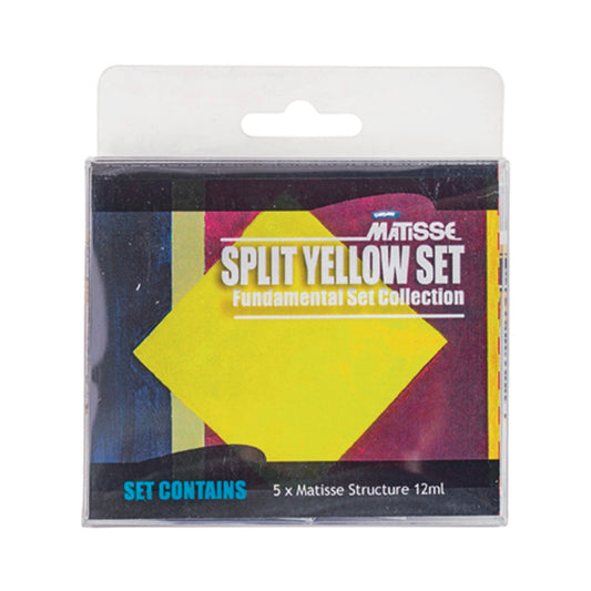 Matisse Structure MINI Set 5x12ml Split Yellow Compliment Default Title