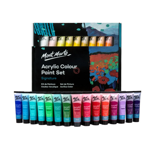 Mont Marte Acrylic Colour Paint Set 36pc x 36ml Default Title