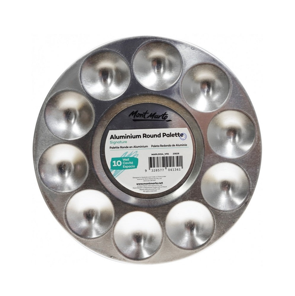 Mont Marte Aluminium Round Palette 17cm Default Title
