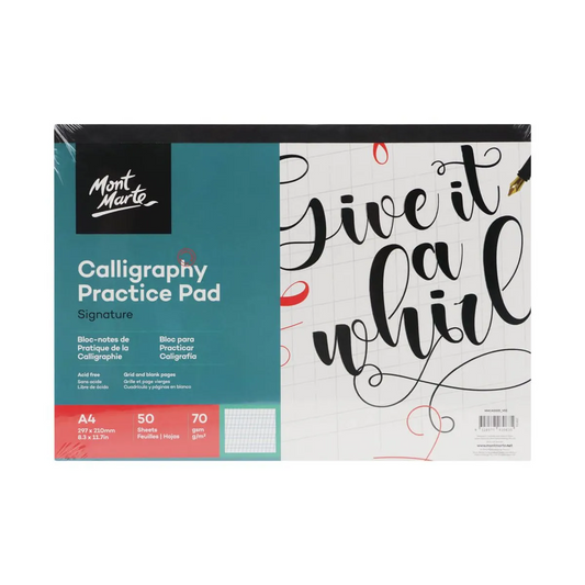 Mont Marte Calligraphy Workbook A4 50 sheet Default Title