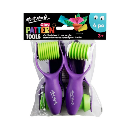 Mont Marte Clay Pattern Tools 4pc Default Title