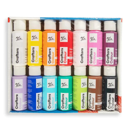 Mont Marte Crafters Colour Basic Set 14pc x 60ml Default Title