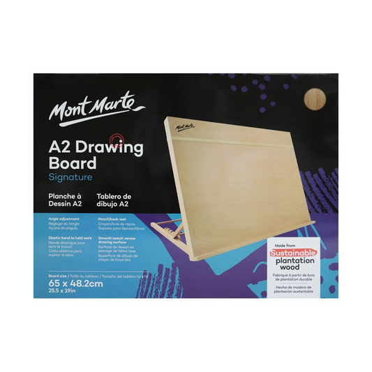 Mont Marte Drawing Board A2 with elastic band Default Title