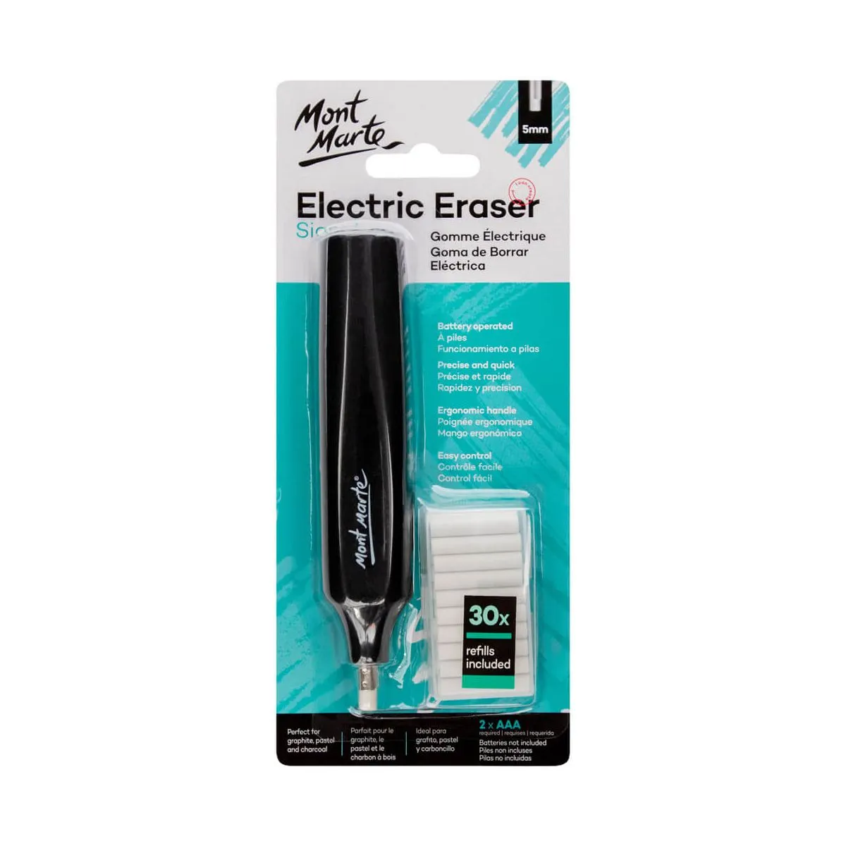 Mont Marte Electric Eraser with 30pce Erasers Default Title