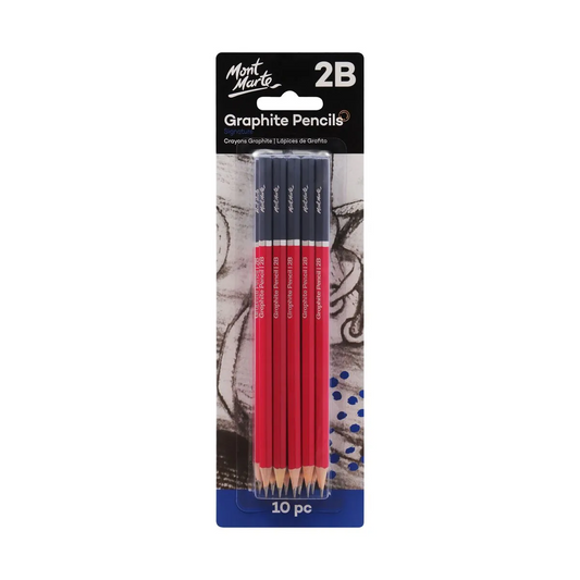 Mont Marte Graphite Pencils 2B 10pc Default Title