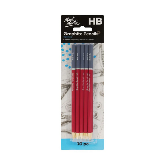 Mont Marte Graphite Pencils HB 10pc Default Title