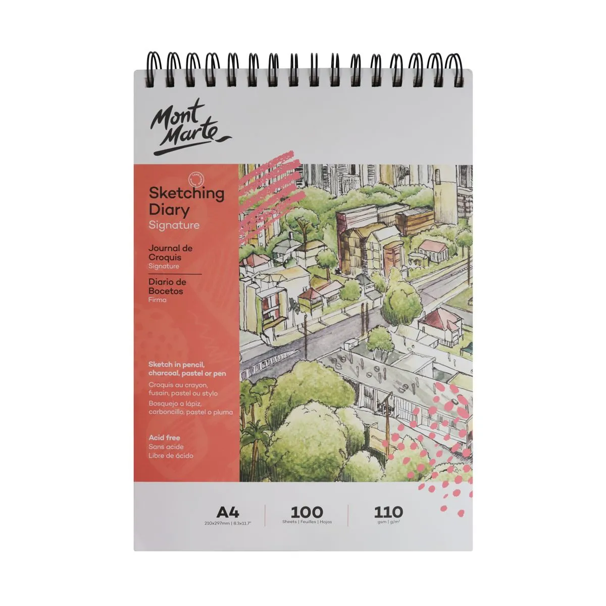 Mont Marte Jumbo Sketching Diary 100 Sht A4 Default Title