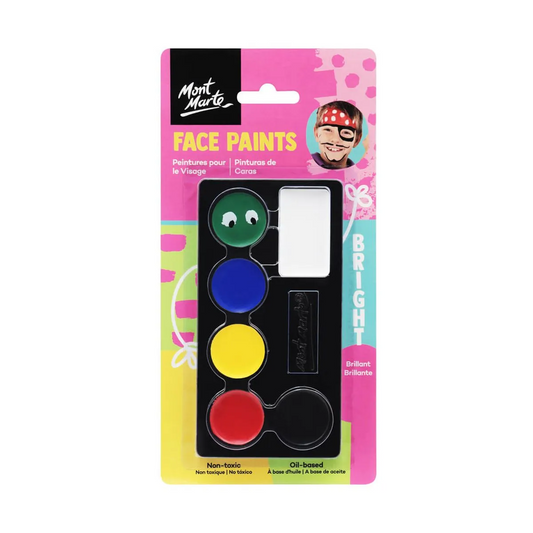 Mont Marte Kids Face Painting Set Bright Default Title