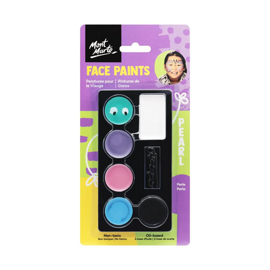 Mont Marte Kids Face Painting Set Pearl Default Title