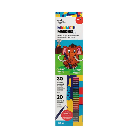 Mont Marte Mammoth Markers Set 50pce image 1