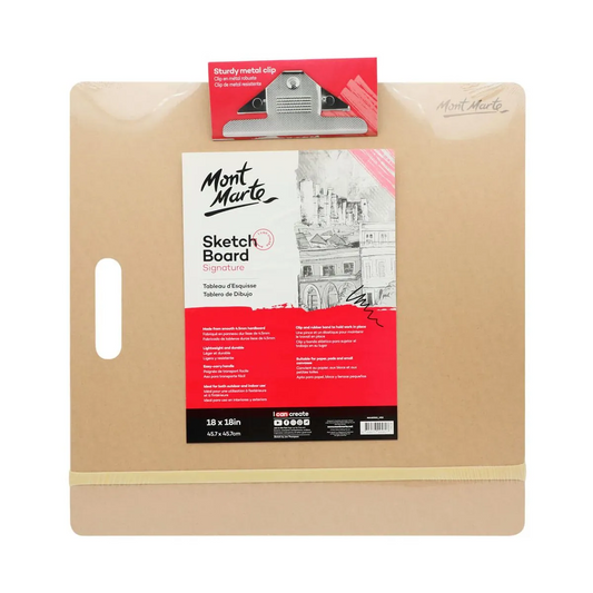 Mont Marte Medium Sketch Board with clips image 1