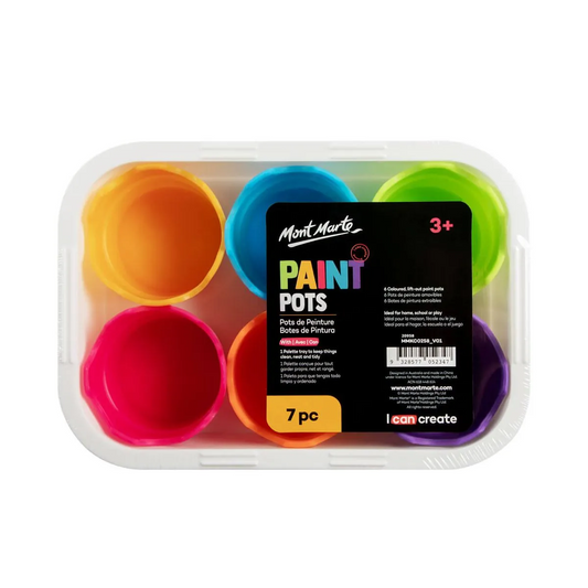 Mont Marte Paint Palette Cups 6pc Default Title