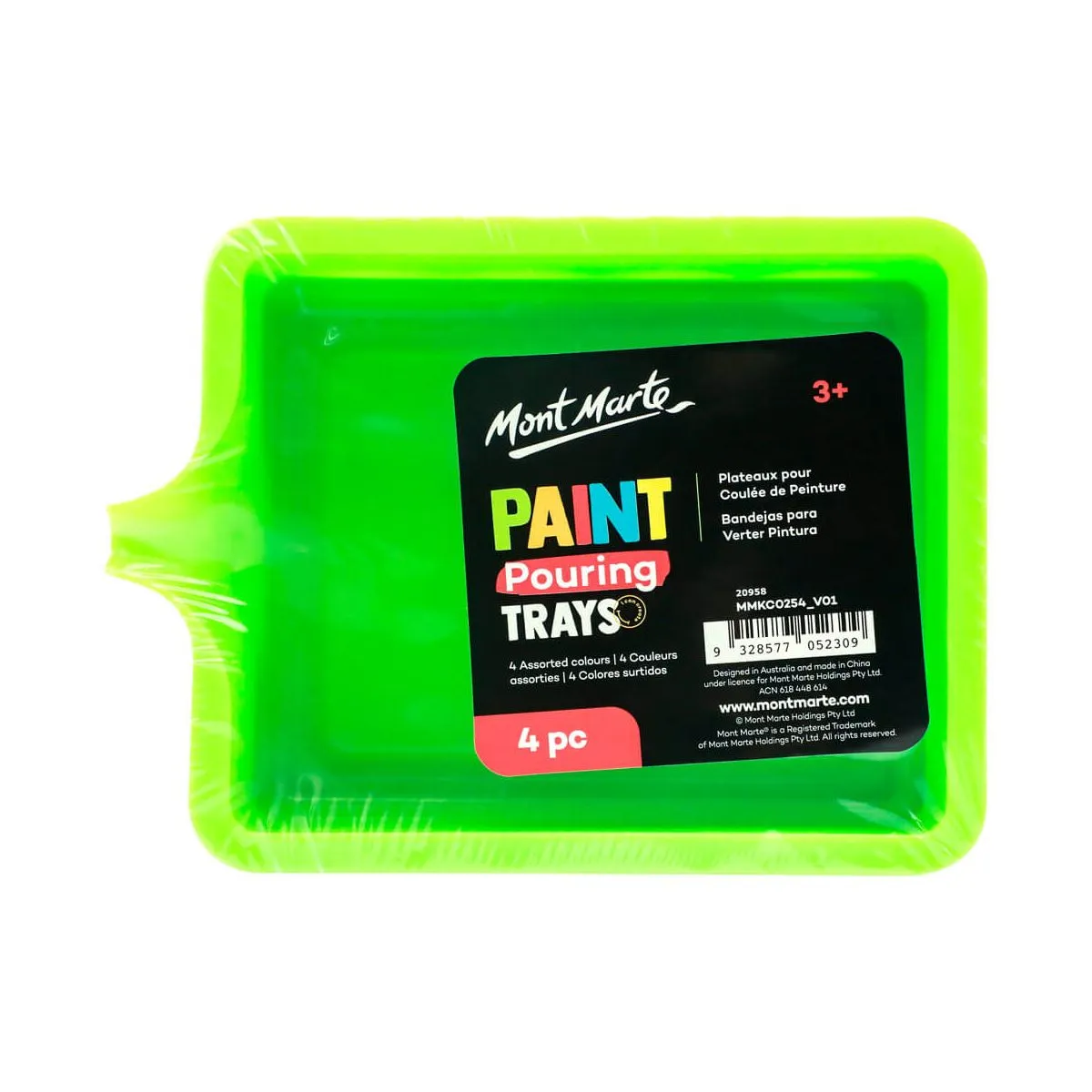 Mont Marte Paint Pouring Trays 4pc image 1