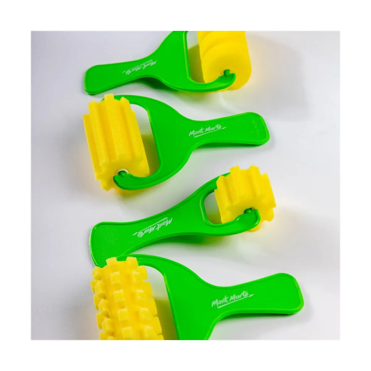 Mont Marte Pattern Foam Rollers 4pc image 2