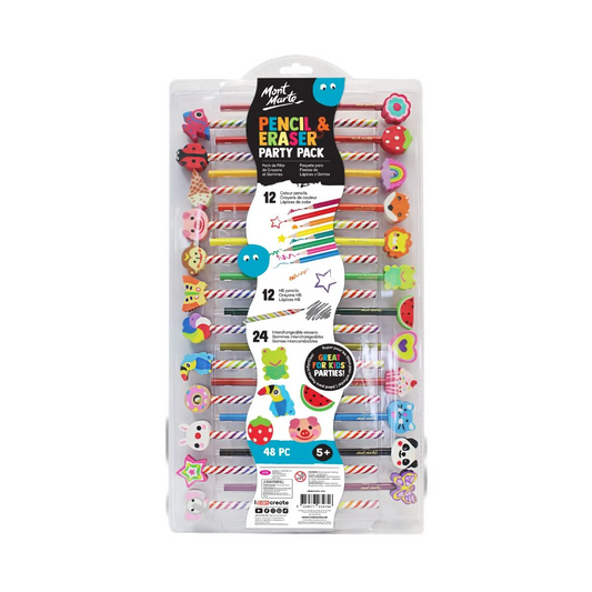 Mont Marte Pencil and Eraser Set 48pce Default Title