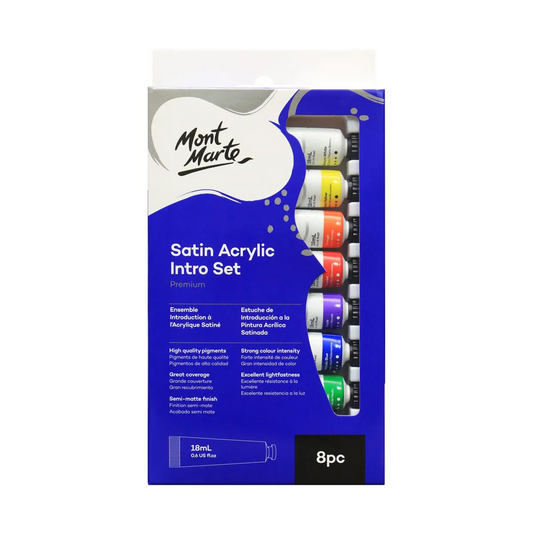 Mont Marte Satin Acrylic Intro Set 8pce x 18ml Default Title