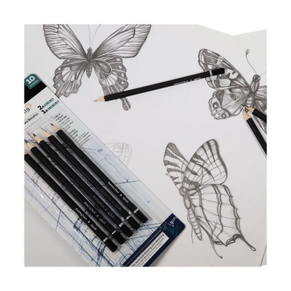 Mont Marte Sketching Pencils 10pce image 4