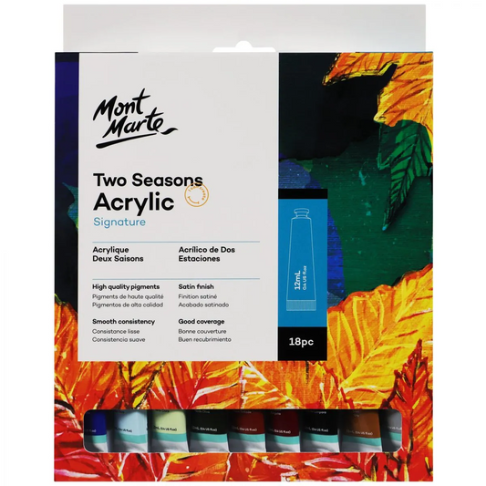 Mont Marte Two Seasons Acrylic 12ml x 18pce image 1