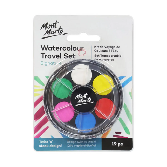 Mont Marte Watercolour Travel Set 18pce Default Title