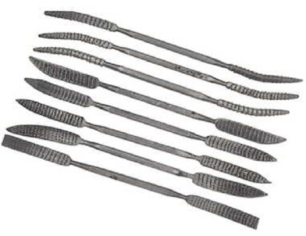 NAM Rasps Set of 8 double ended metal - Sculpture - Modelling Tools ...