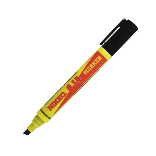 Nikko Oil Marker Series 1800 Chisel Tip - Black Default Title