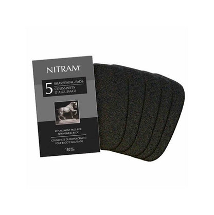 Nitram Sharpening Bloc Replacement Pads x 5 image 1