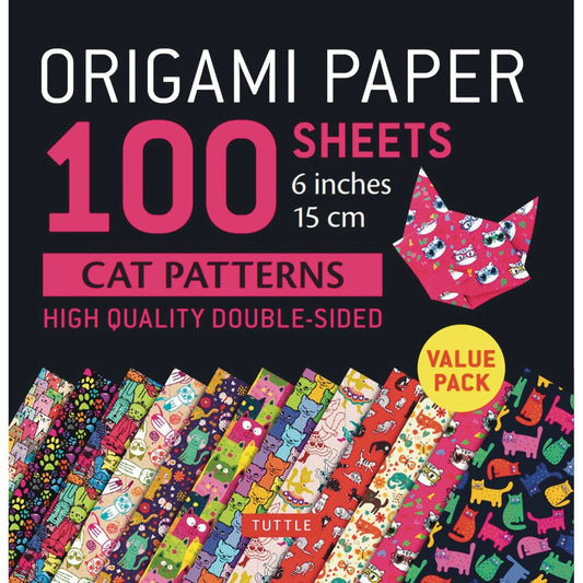 Origami Paper 100 sheets Cat Patterns Default Title