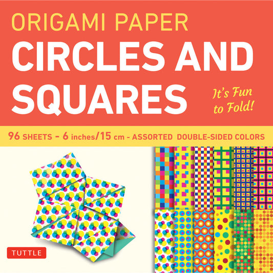 Origami Paper 15 x 15cm - Circles and Squares Default Title