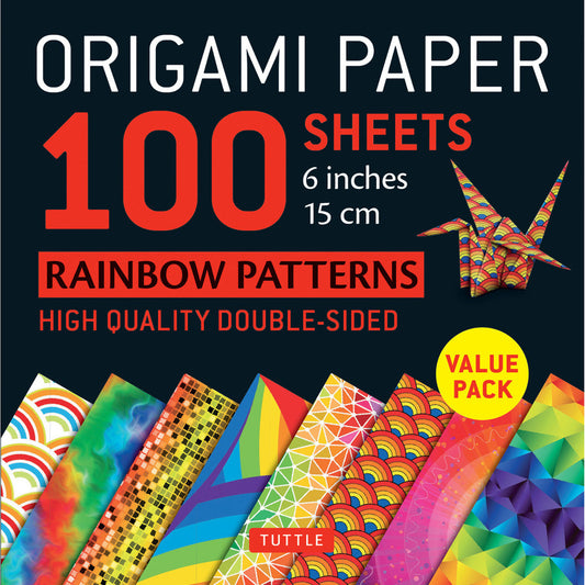 Origami Paper 15 x 15cm - Rainbow Patterns Default Title