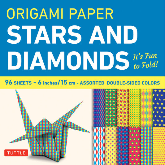 Origami Paper 15 x 15cm - Stars and Diamonds Default Title