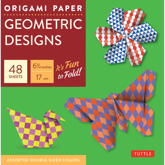 Origami Paper 17 x 17cm - Geometric Prints Default Title
