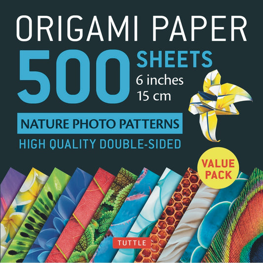 Origami Paper 500 Sheets Nature Photo Patterns Default Title